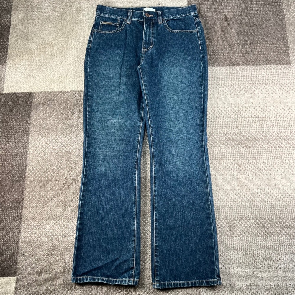 Calvin Klein Jeans Womens Dark Wash Bootcut 100% Cotton Denim Size 6